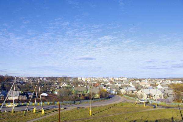 Лиозно с моста